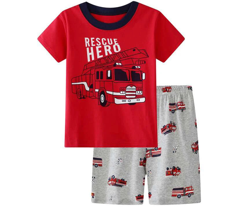 Pijama Carro Rojo