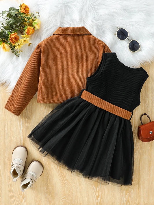 Vestido + Chaqueta Girls